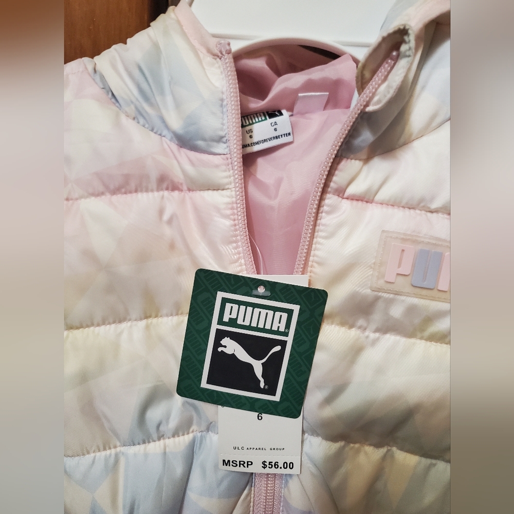 NWT Puma Jacket size 6
